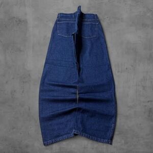 Y2K Vintage Baggy Rustler Dark Wash Wide Leg Denim Jeans